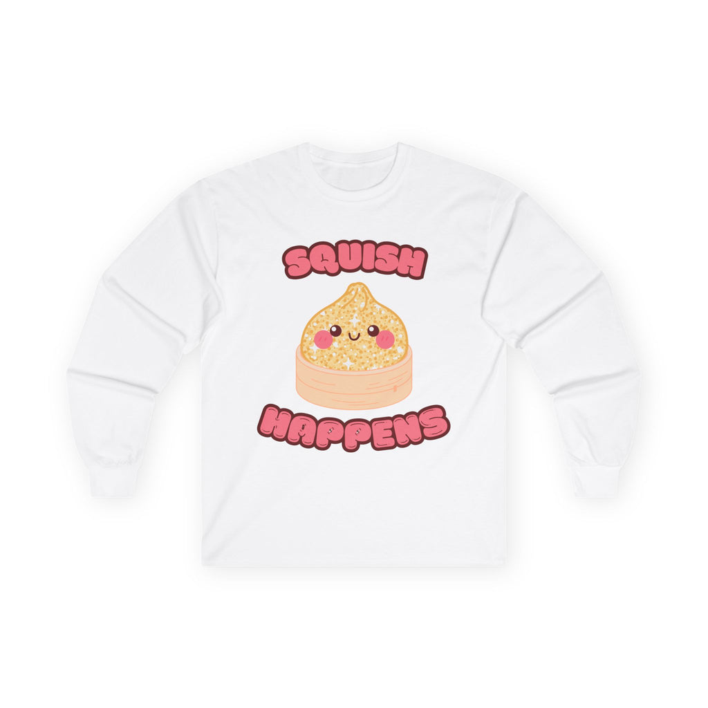 Squish Happens Dumpling Tee | Adult Long Sleeve Tee
